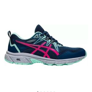 ASICS Women's Gel Sneakers - Navy and Pink